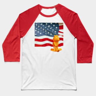 the flag rise Baseball T-Shirt